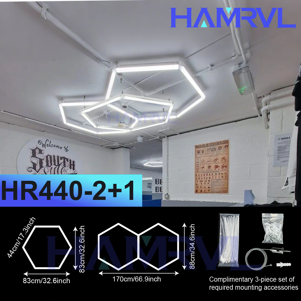 Interior Design Youtube - DIY Hexagonal LED Light - Multiple