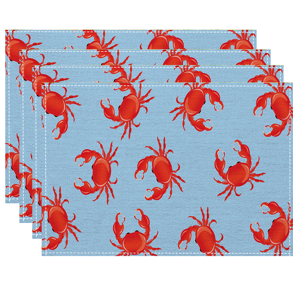 Vibrant Marine Art Placemats W - مراجعة Interior Design News وسعره