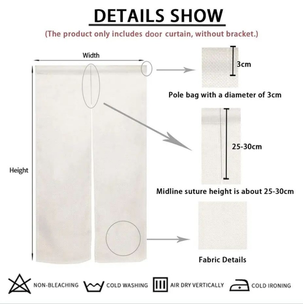 Japanese Linen Door Curtain Mo - مراجعة Interior Design Youtube وسعره