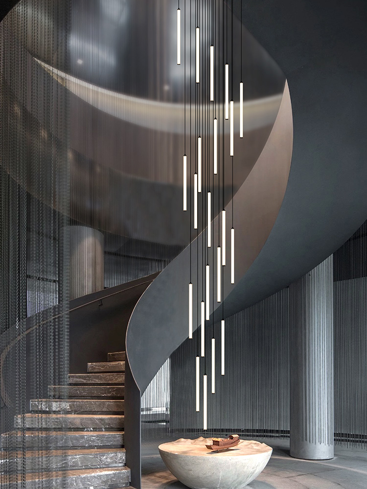 Nordic Strip Chandelier LED Ci - مراجعة Interior Design Youtube وسعره