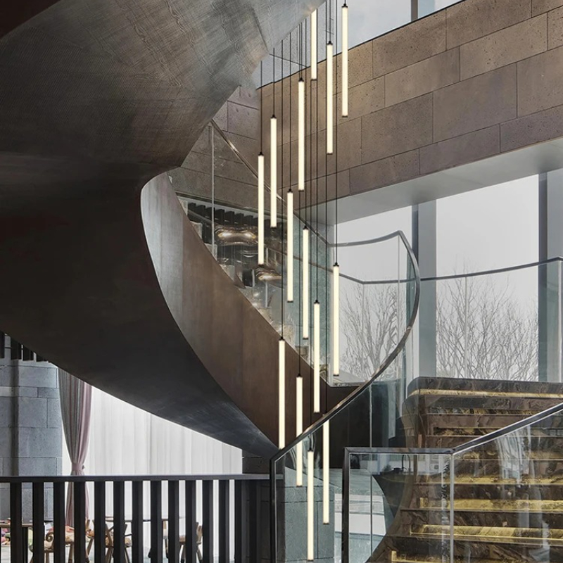 Nordic Strip Chandelier LED Ci - مراجعة Interior Design Youtube وسعره