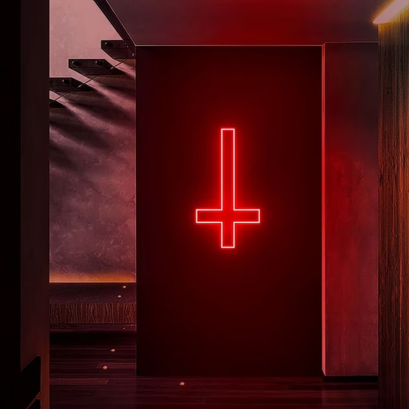 Cross Neon Light Custom Neon S - مراجعة Engineering And Interior Design وسعره